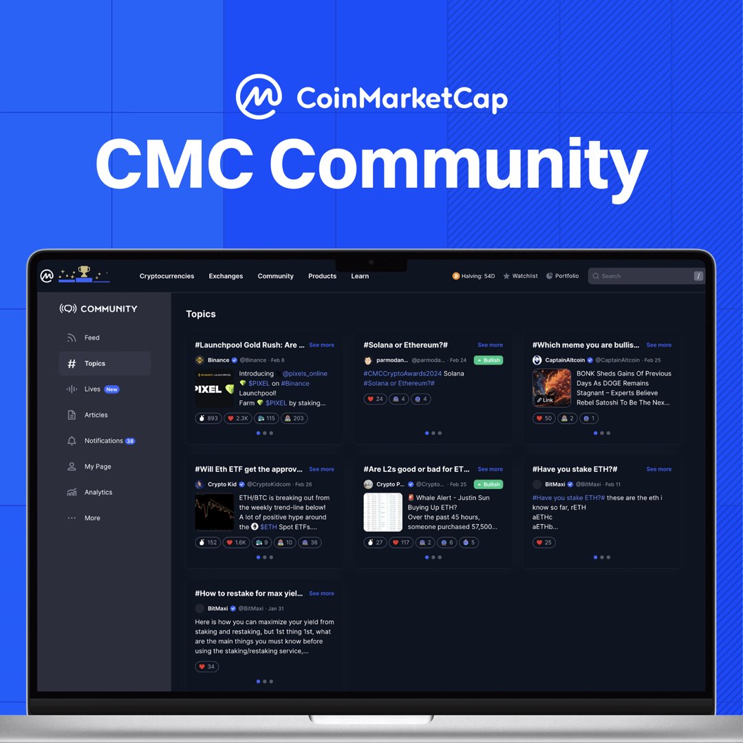 CoinMarketCap February 2024 Product Updates | CoinMarketCap