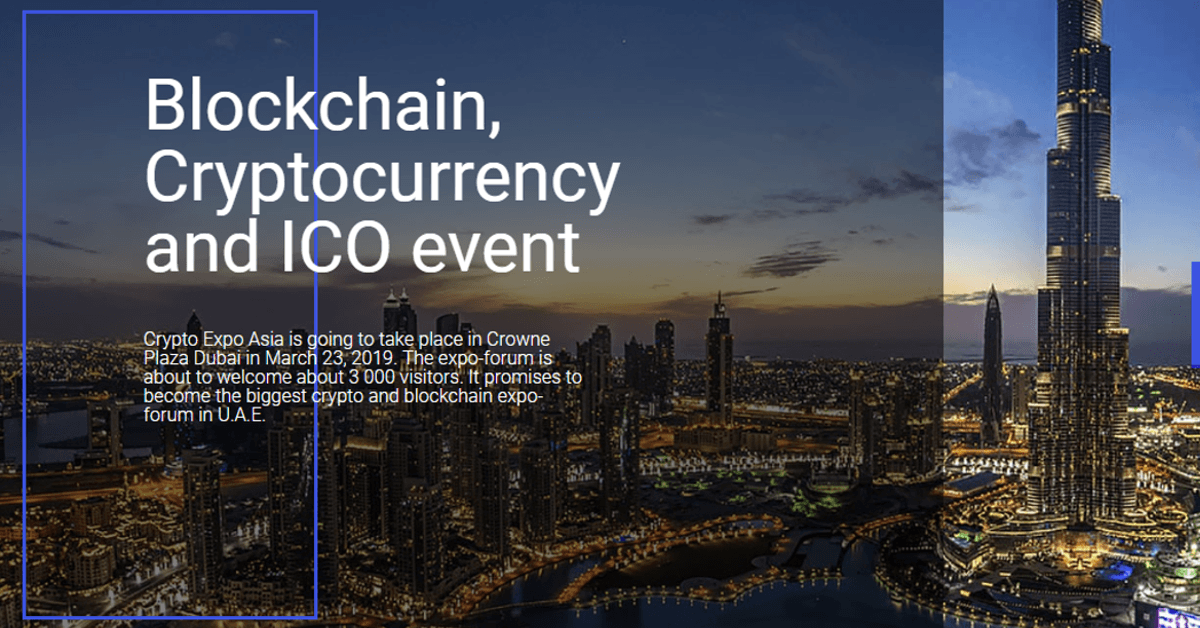 Crypto Expo Asia in Dubai